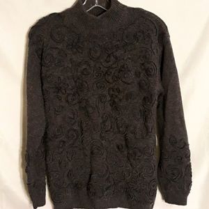 Outlander Collection dark gray sweater